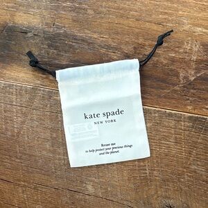 Kate Spade White Drawstring Bag (Authentic)